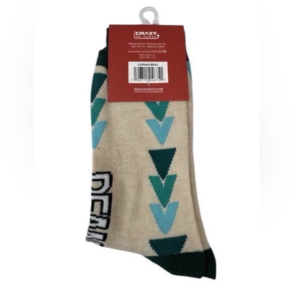 Peanuts Snoppy Time Crew Socks - Picture 2 of 7